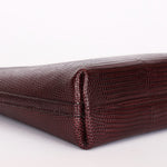 Saint Laurent Mini Rendez-Vous Bag Bordeaux Lizard