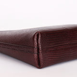 Saint Laurent Mini Rendez-Vous Bag Bordeaux Lizard