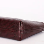 Saint Laurent Mini Rendez-Vous Bag Bordeaux Lizard