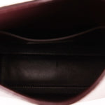 Saint Laurent Mini Rendez-Vous Bag Bordeaux Lizard