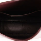 Saint Laurent Mini Rendez-Vous Bag Bordeaux Lizard