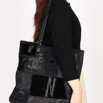 Limited Edition Chanel Patchwork Tote Black 2017 DSHW