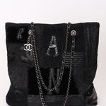 Limited Edition Chanel Patchwork Tote Black DSHW