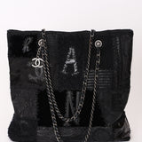 Limited Edition Chanel Patchwork Tote Black DSHW