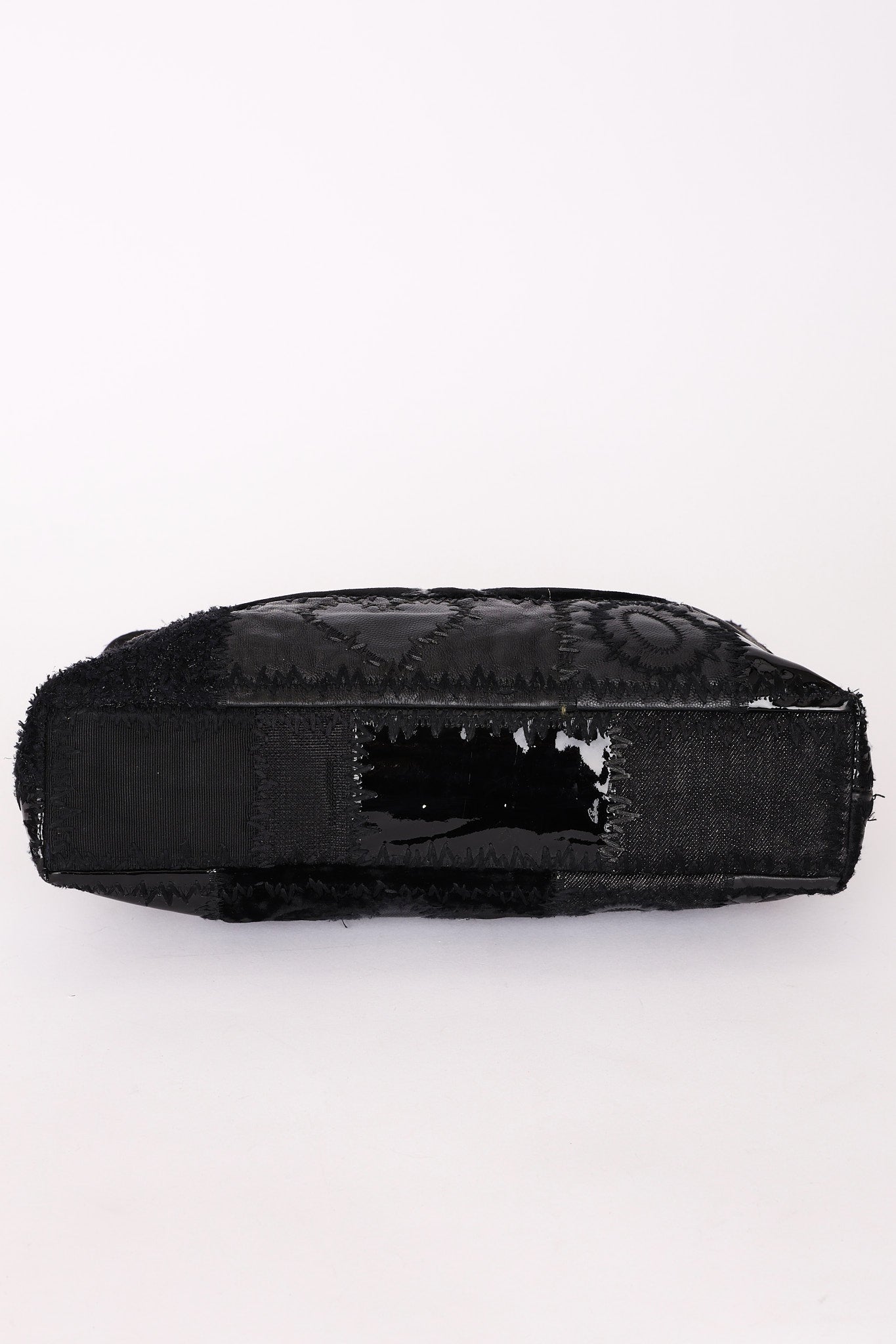Limited Edition Chanel Patchwork Tote Black DSHW