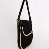 Gucci Gold Frame Ponyhair Shoulder Bag 1980s