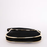 Gucci Gold Frame Ponyhair Shoulder Bag 1980s