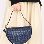 Bottega Veneta Intrecciato Denim Sunrise Bag