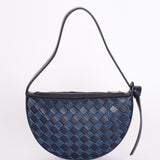 Bottega Veneta Intrecciato Denim Sunrise Bag