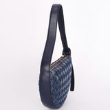 Bottega Veneta Intrecciato Denim Sunrise Bag