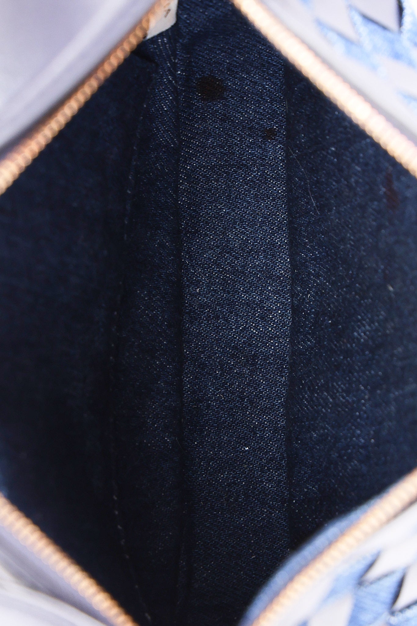Bottega Veneta Intrecciato Denim Sunrise Bag