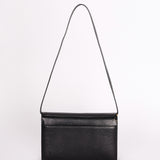 Hermès Sac Annie Shoulder Bag Noir Salvator Lizard GHW