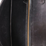 Hermès Sac Annie Shoulder Bag Noir Salvator Lizard GHW