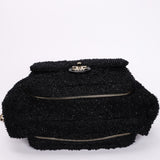 Chanel Bag Black Tweed CGHW