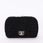 Chanel Bag Black Tweed CGHW