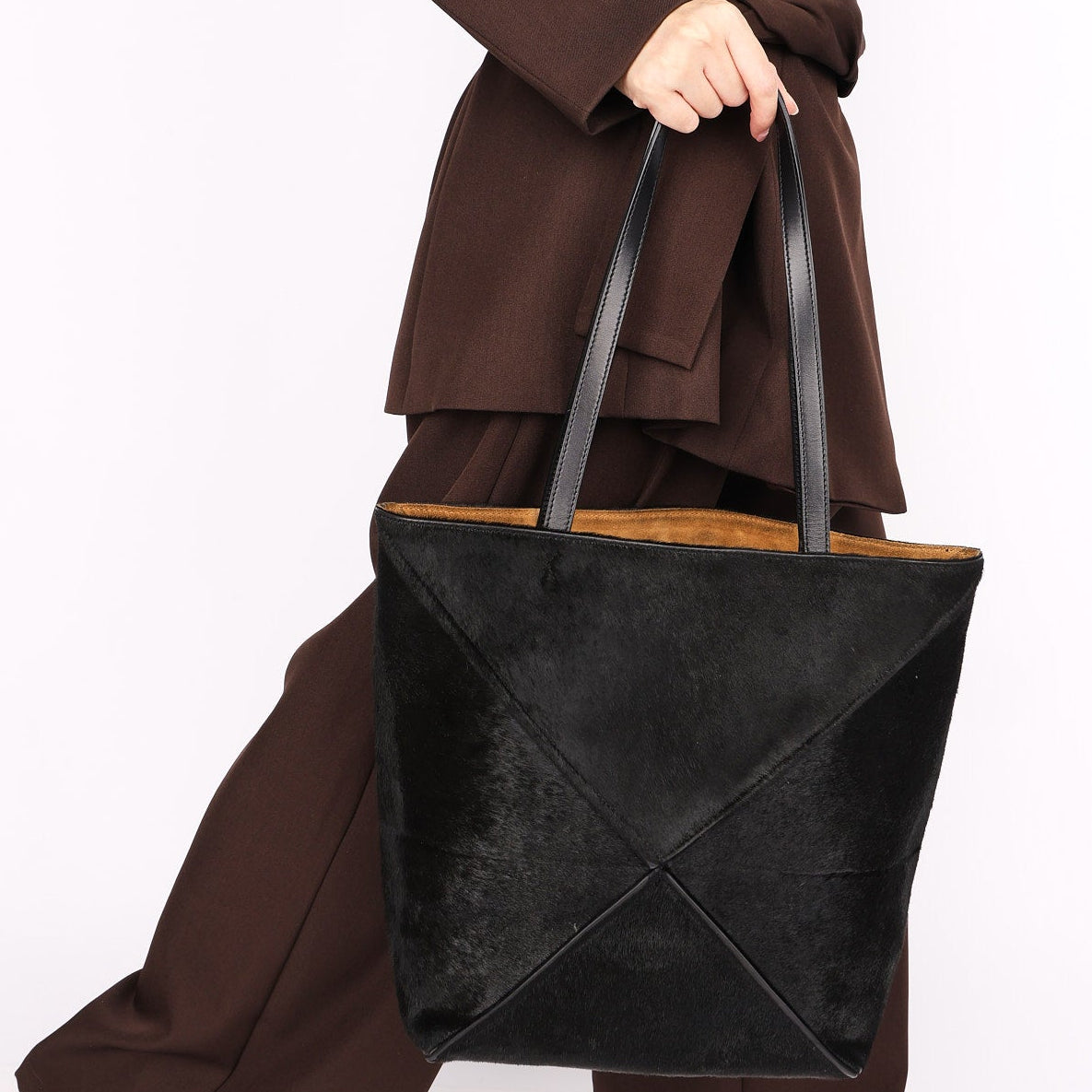 Loewe Medium Ponyhair Puzzle Fold Tote