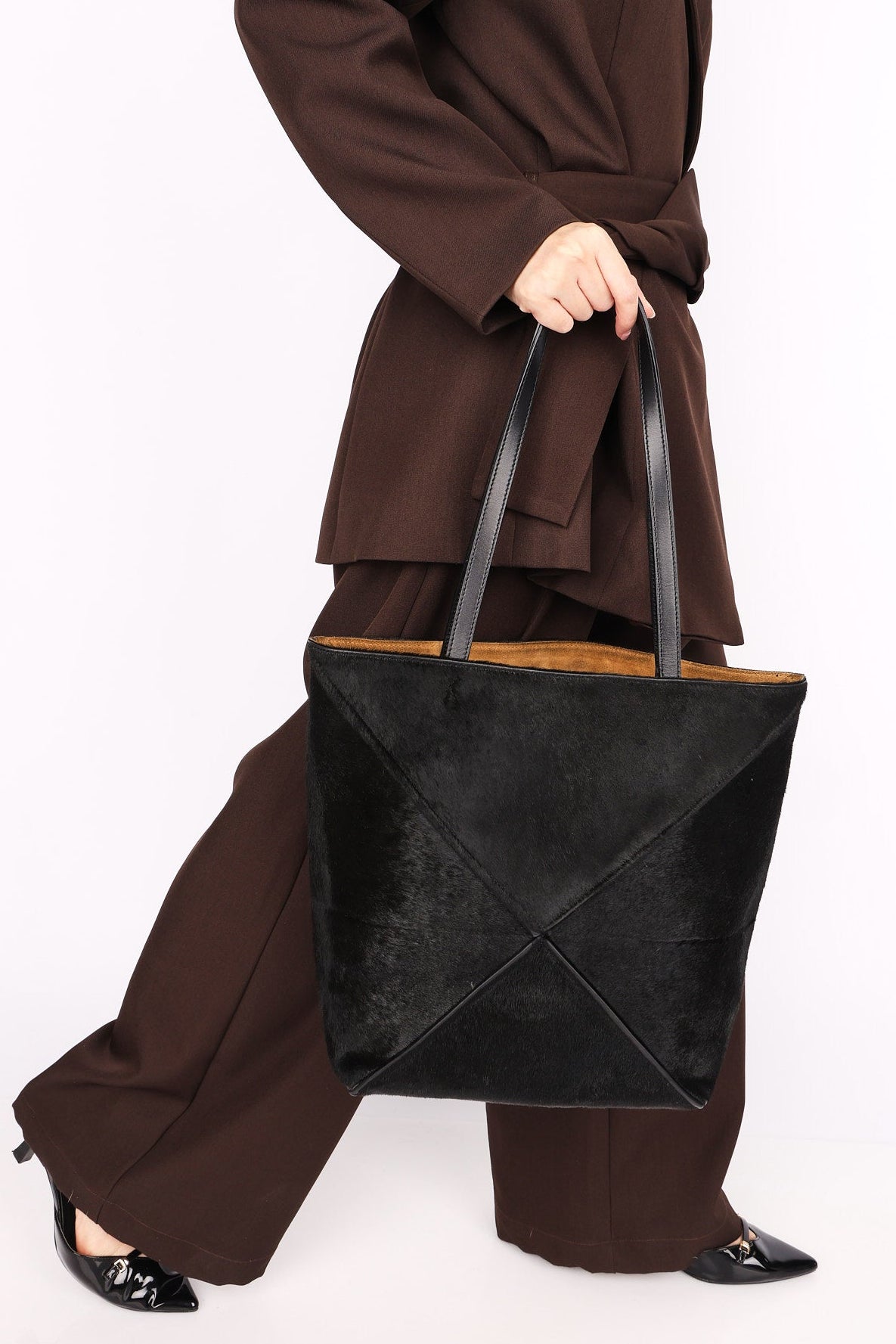 Loewe Medium Ponyhair Puzzle Fold Tote