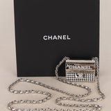 Chanel 2022 Strass & Leather Purse CC Long Pendant Necklace