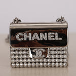Chanel 2022 Strass & Leather Purse CC Long Pendant Necklace