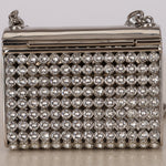 Chanel 2022 Strass & Leather Purse CC Long Pendant Necklace