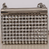 Chanel 2022 Strass & Leather Purse CC Long Pendant Necklace