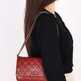 Chanel Wallet on Chain Bordeaux Caviar 2018 SHW