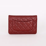 Chanel Caviar Bordeaux Wallet on Chain