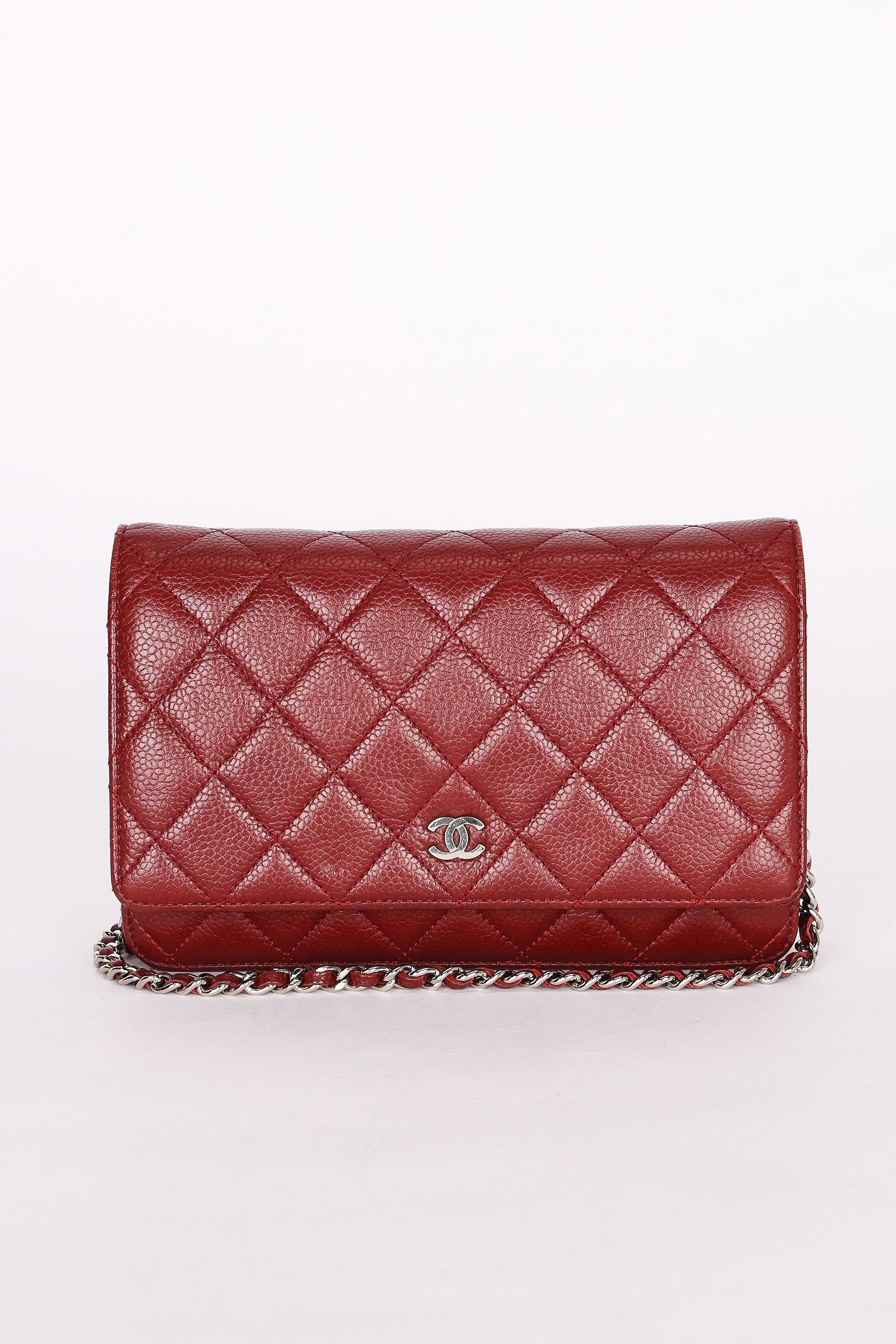 Chanel Wallet on Chain Bordeaux Caviar 2018 SHW