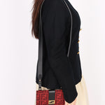 Fendi Zucca Convertible Baguette Pouch