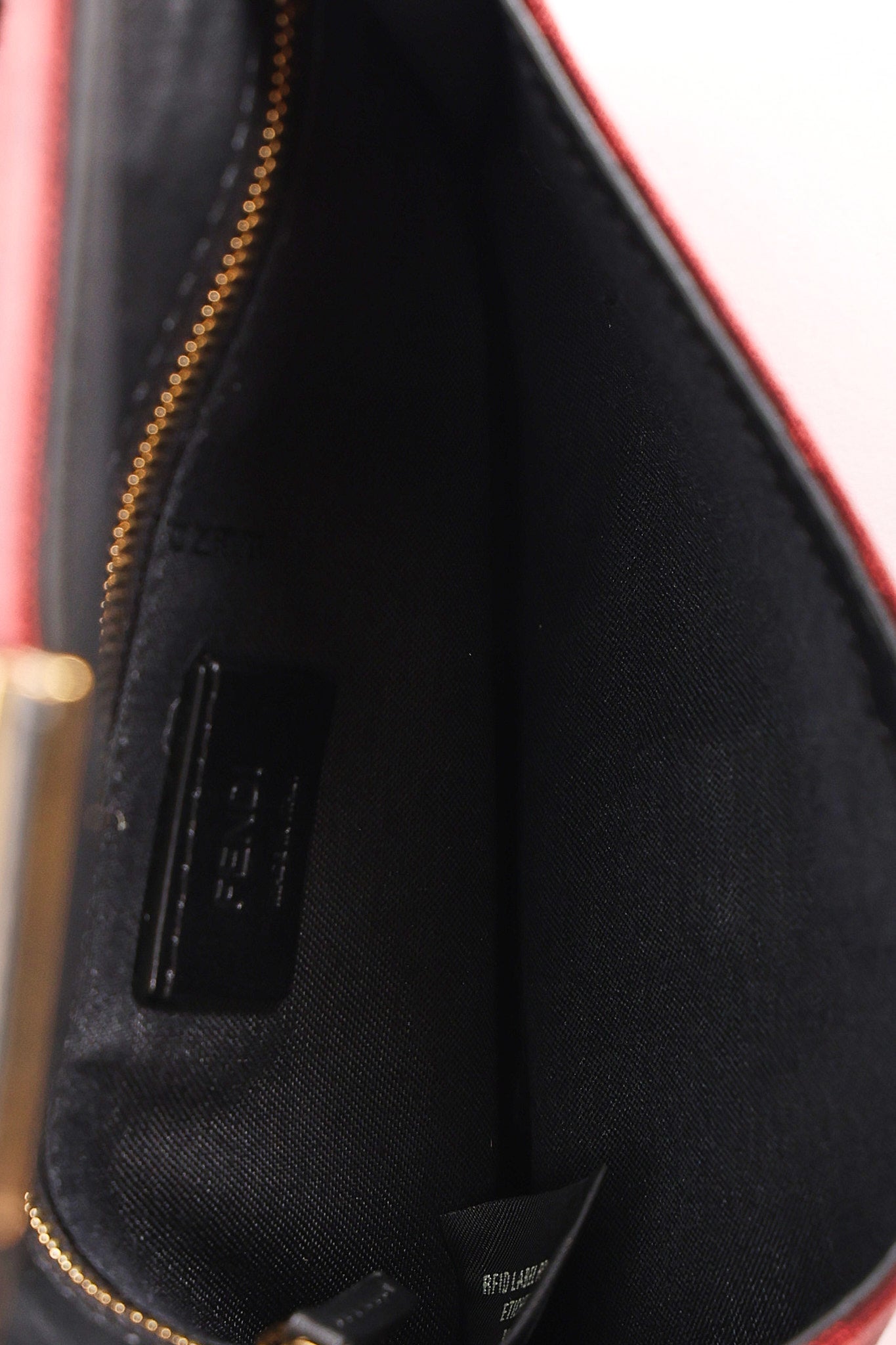 Fendi Zucca Convertible Baguette Pouch