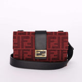 Fendi Zucca Convertible Baguette Pouch