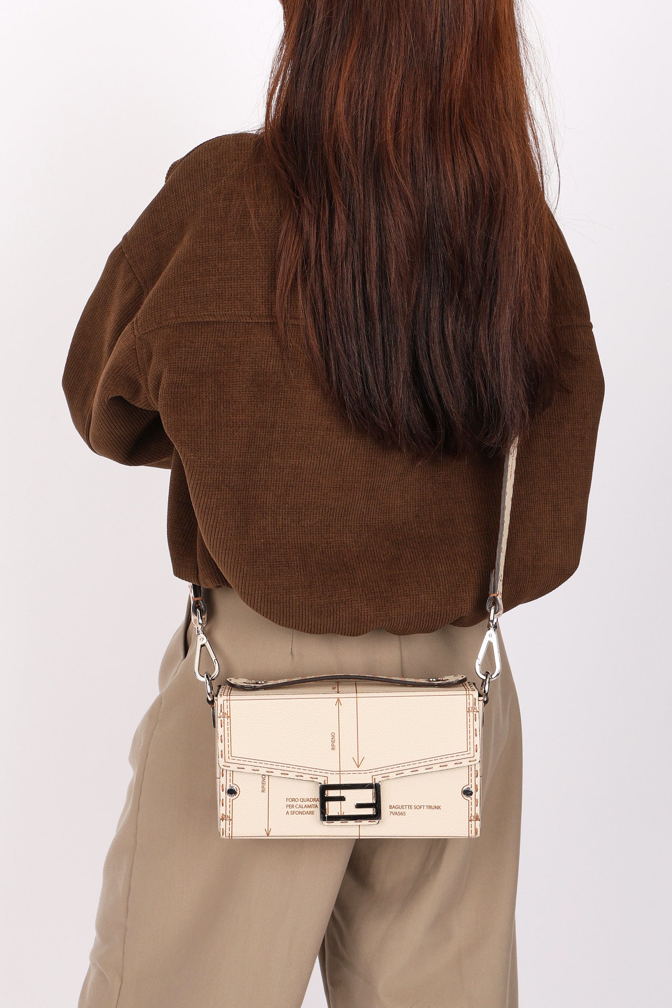 Fendi Zucca Soft Trunk Baguette