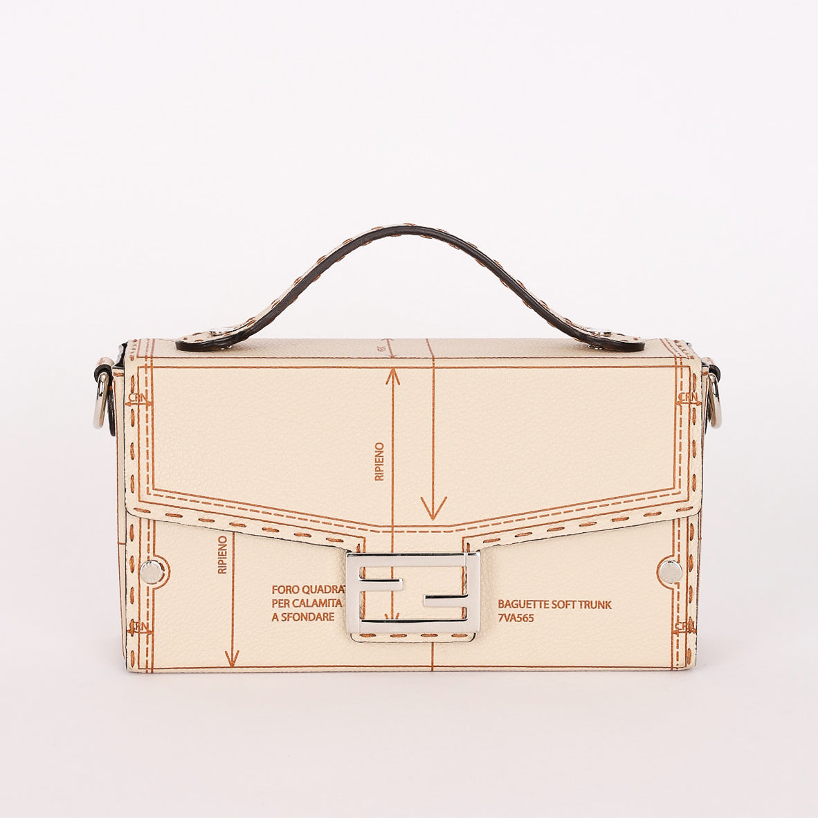 Fendi Zucca Soft Trunk Baguette
