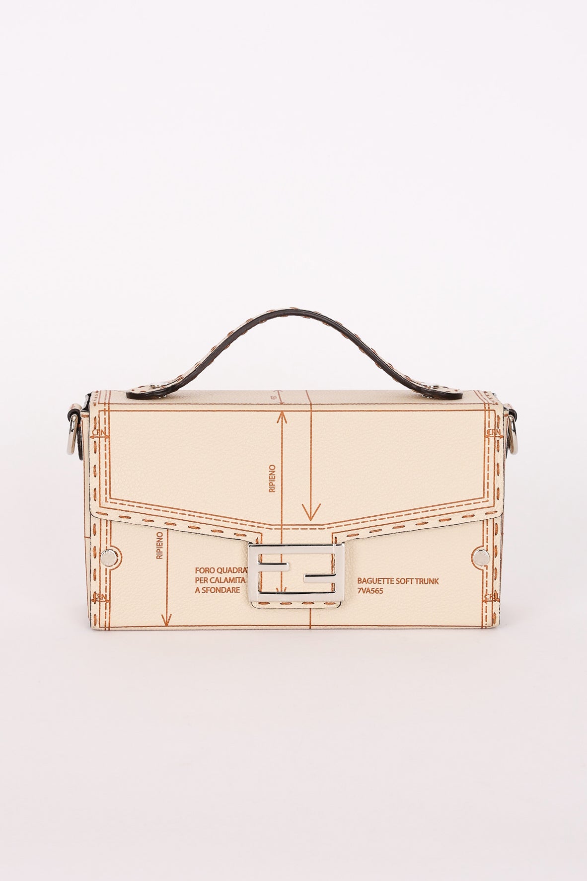 Fendi Zucca Soft Trunk Baguette