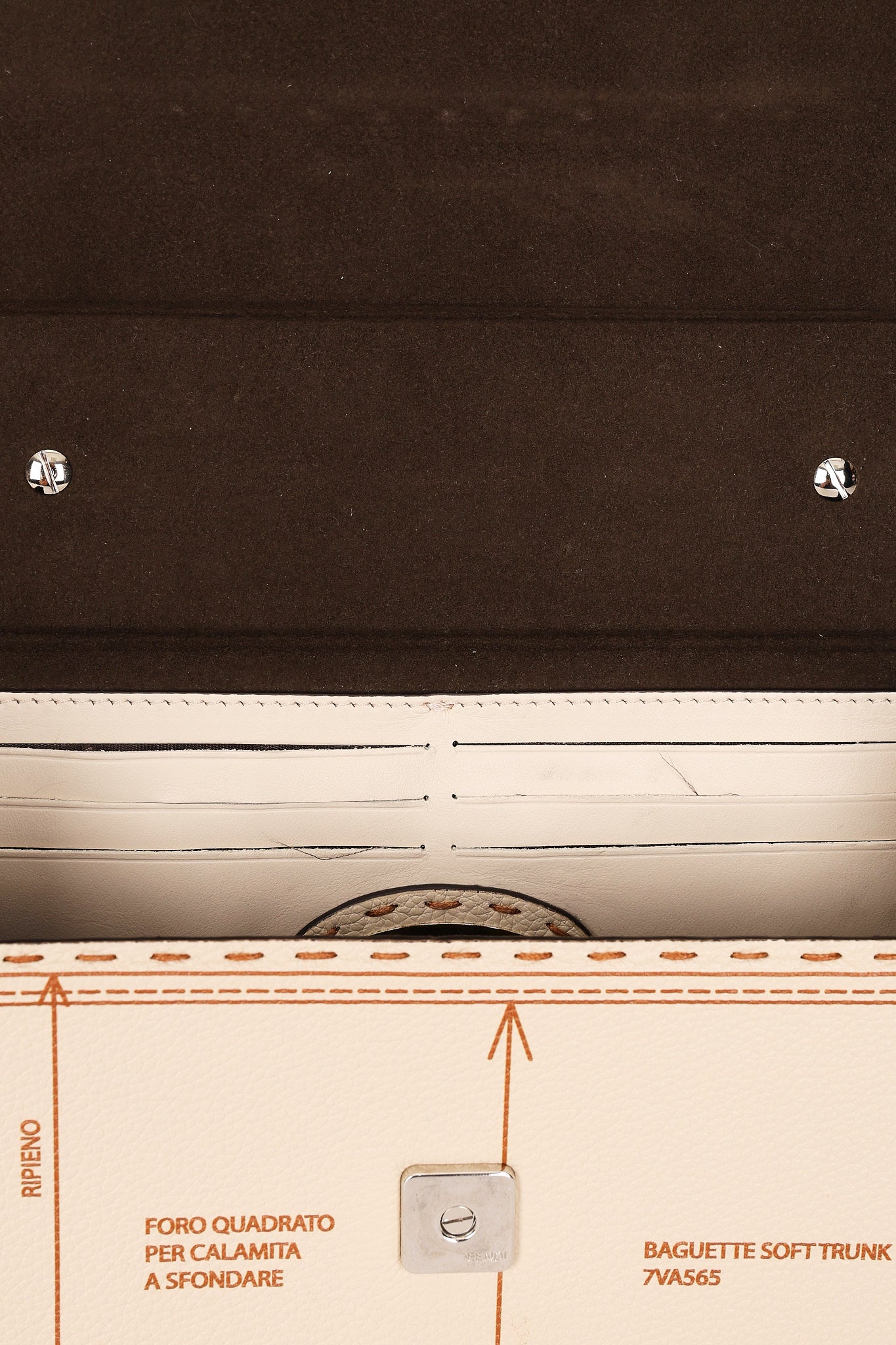 Fendi Zucca Soft Trunk Baguette