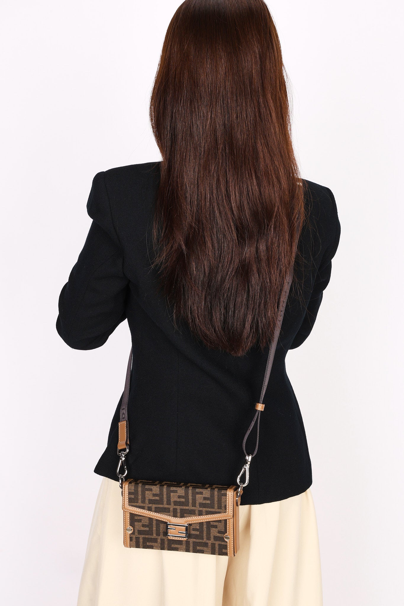 Fendi Mini Zucca Soft Trunk Baguette