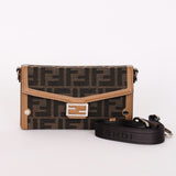 Fendi Zucca Mini Trunk Baguette Bag