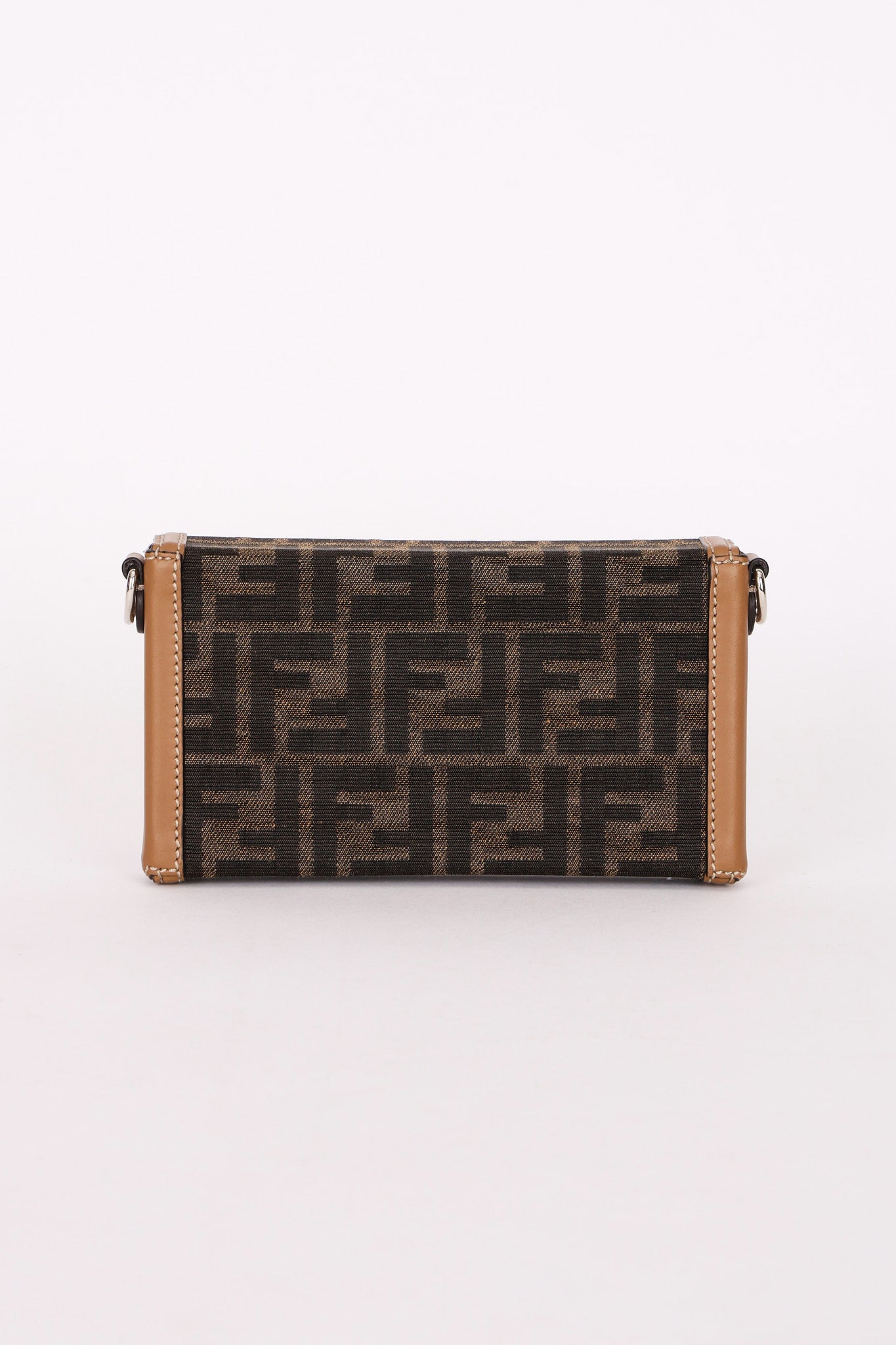 Fendi Zucca Mini Trunk Baguette Bag