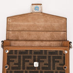 Fendi Zucca Mini Trunk Baguette Bag