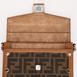 Fendi Zucca Mini Trunk Baguette Bag