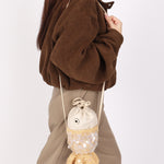 Loewe x Paula's Ibiza Fish Pouch Raffia