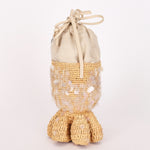 Loewe x Paula's Ibiza Fish Pouch Raffia