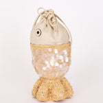 Loewe x Paula's Ibiza Fish Pouch Raffia