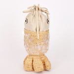 Loewe x Paula's Ibiza Fish Pouch Raffia
