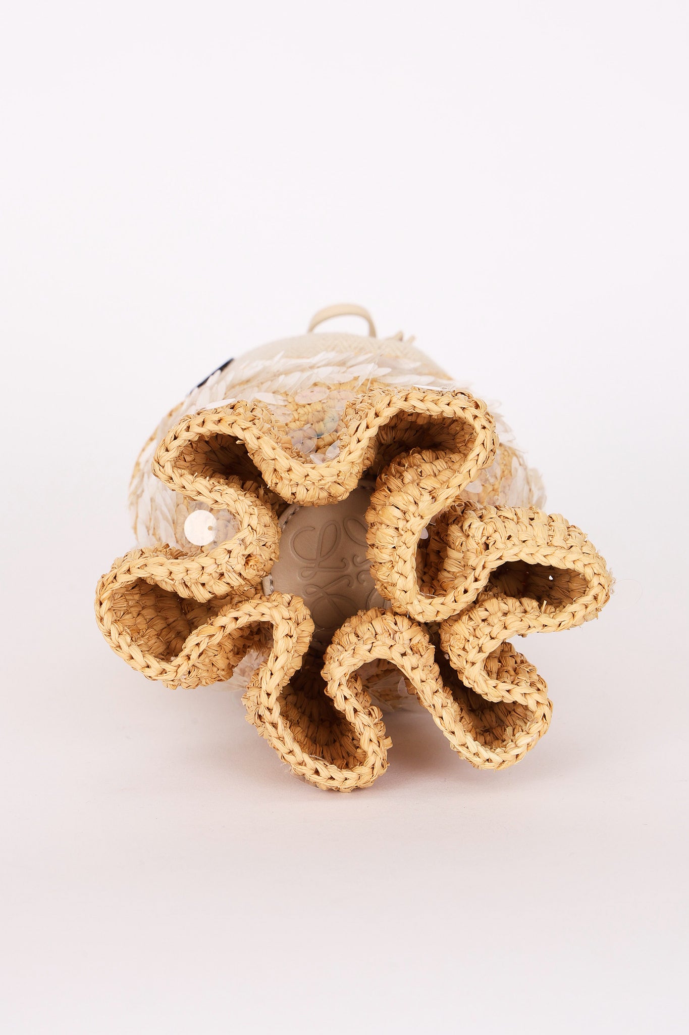 Loewe x Paula's Ibiza Fish Pouch Raffia