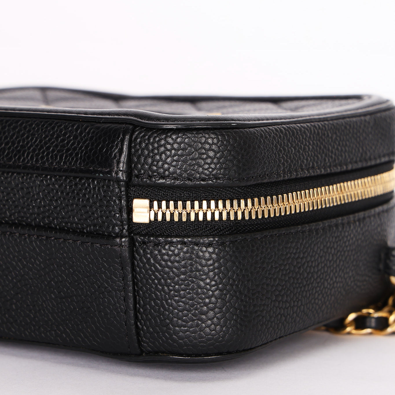 Chanel Caviar Black Filigree Crossbody Bag