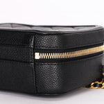 Chanel Caviar Black Filigree Crossbody Bag