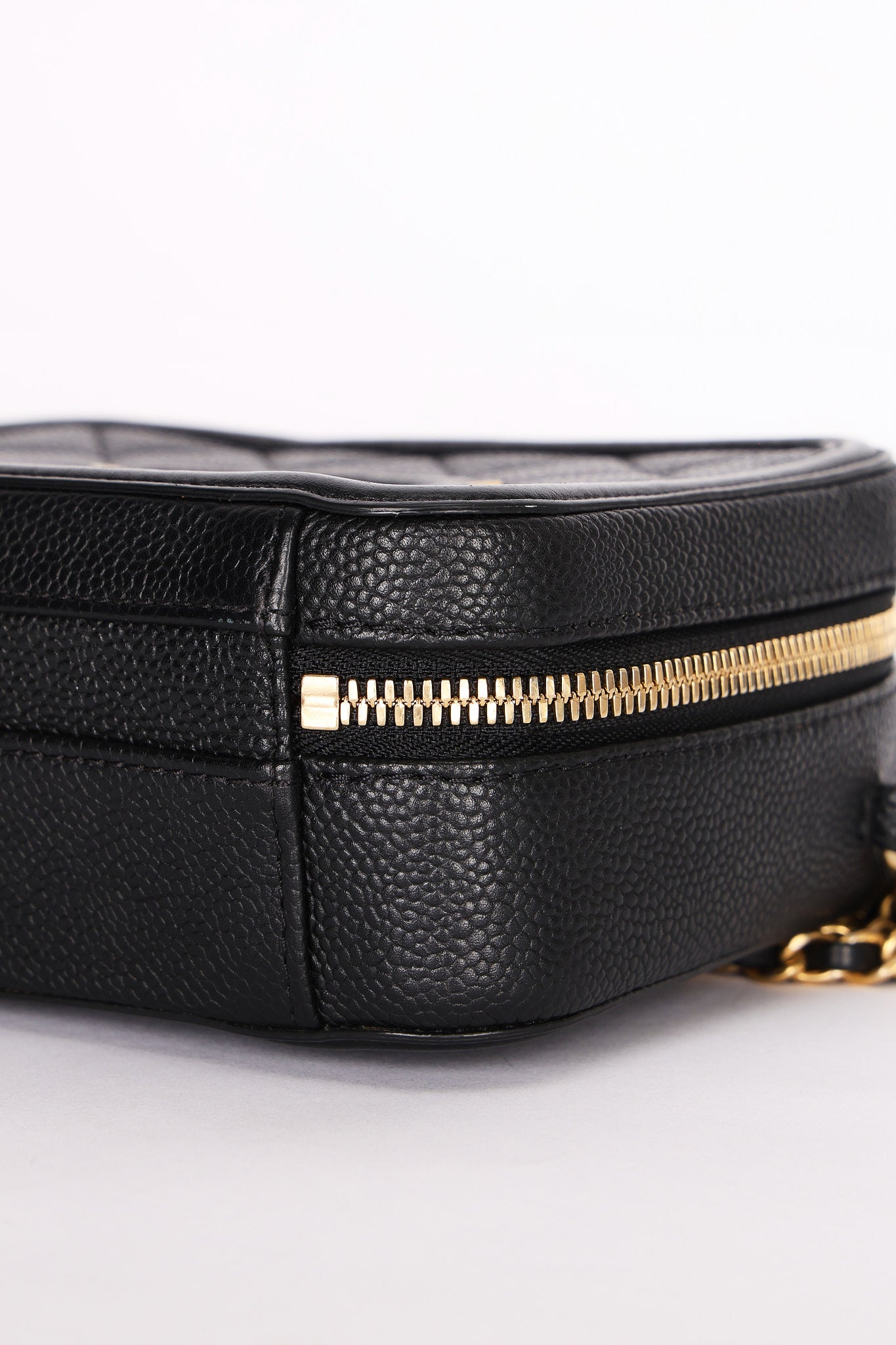 Chanel Caviar Black Filigree Crossbody Bag