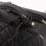Chanel Caviar Black Filigree Crossbody Bag