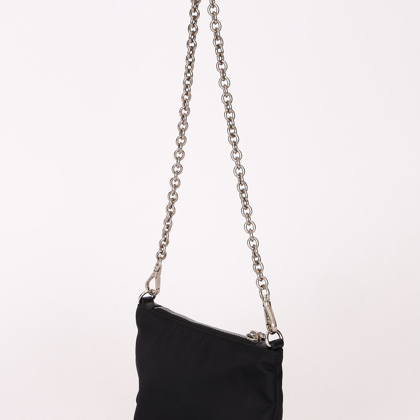 Prada Tessuto Robot Pouch with Chain